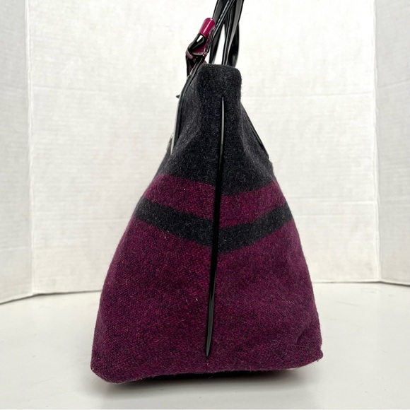 Coach Signature Wool Tote Bag - Picture 5 of 11